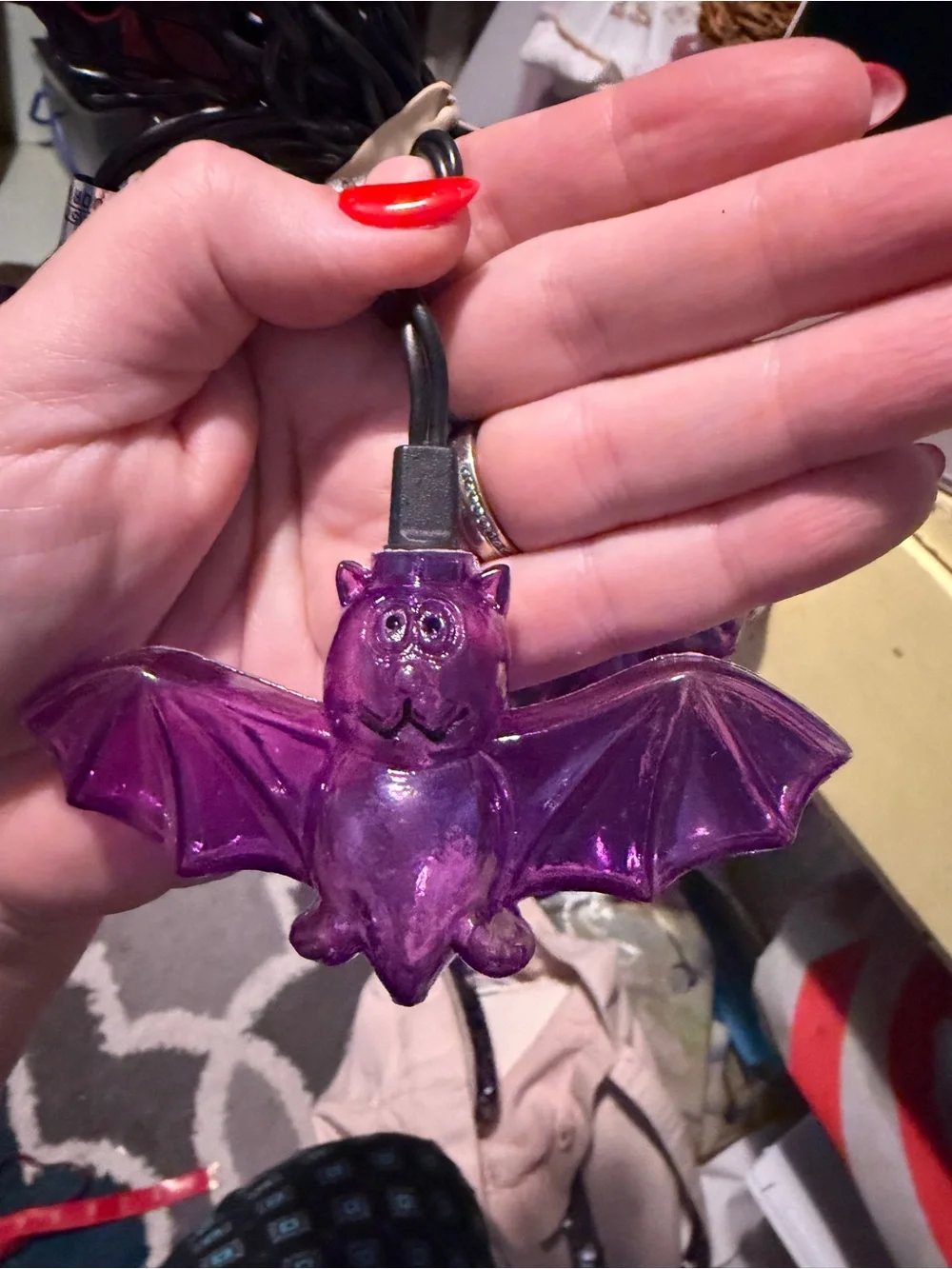 Vintage Purple Bat String Lights